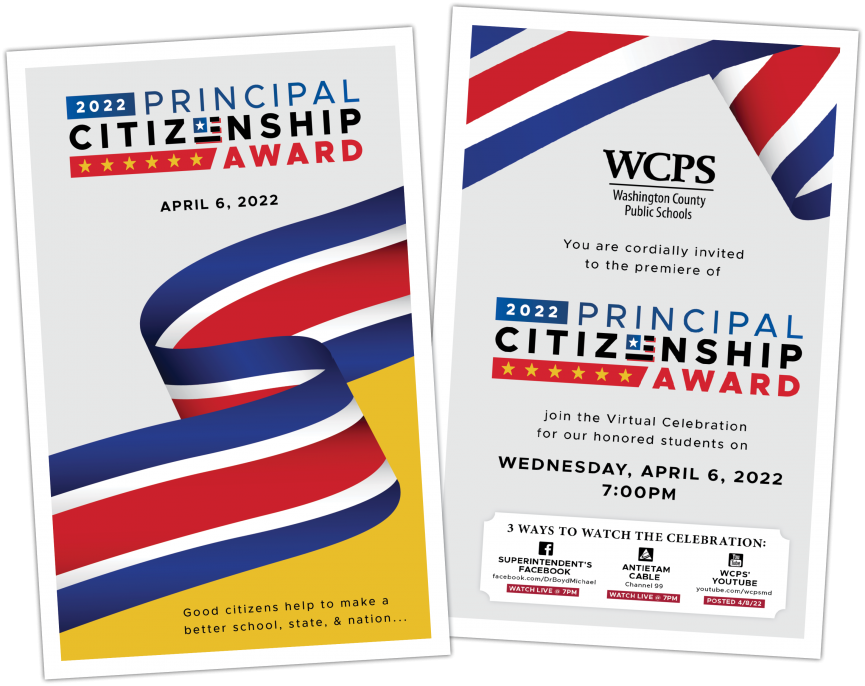 2022 Principal's Citizenship Award - Digital Invite 