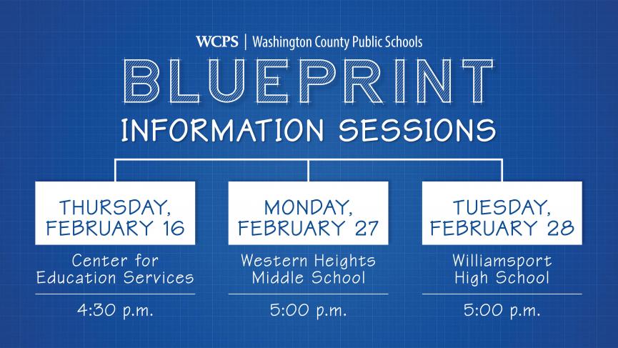 blueprint information sessions to be held soon